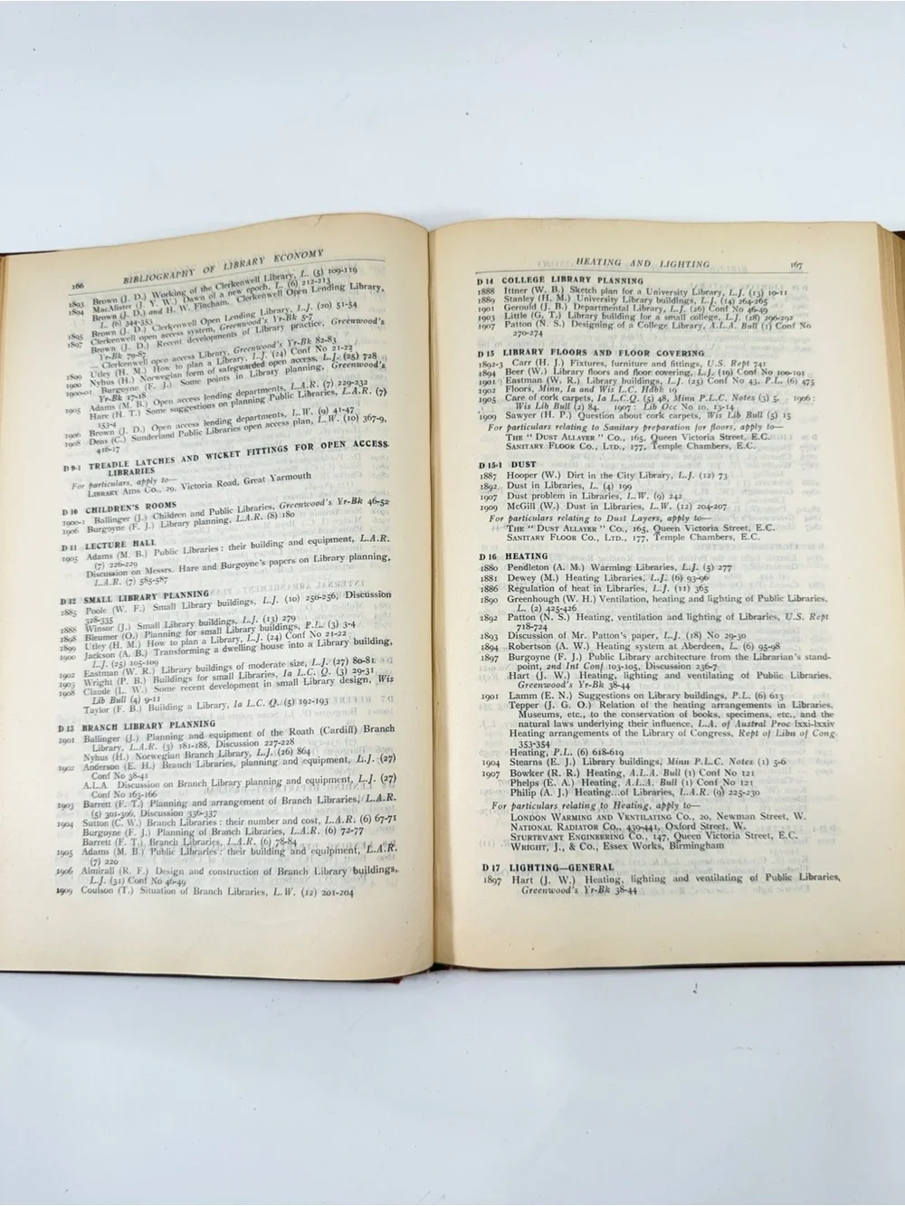 1910 Antique HC Book, Bibliography of Library Economy 1876-1909 By Cannons‎